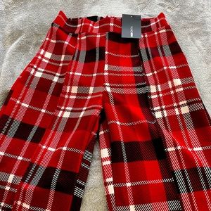 Fashion Nova plaid pamts size L
